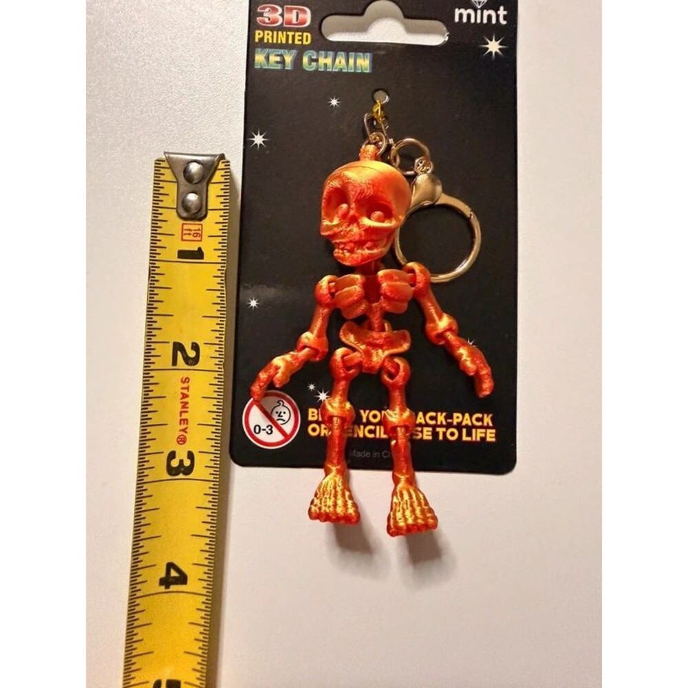12pc 3D Skeleton Keychain Lot โ Halloween Reseller Bundle - Picture 8 of 9